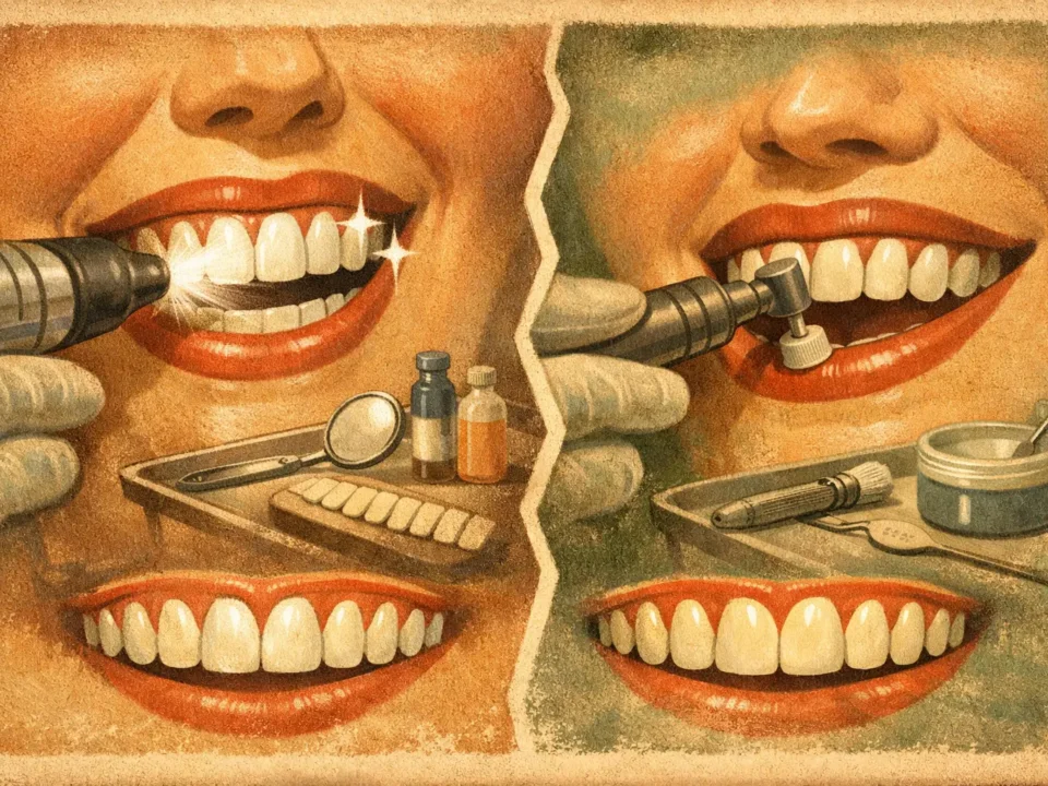 Teeth Whitening and Polishing Difference