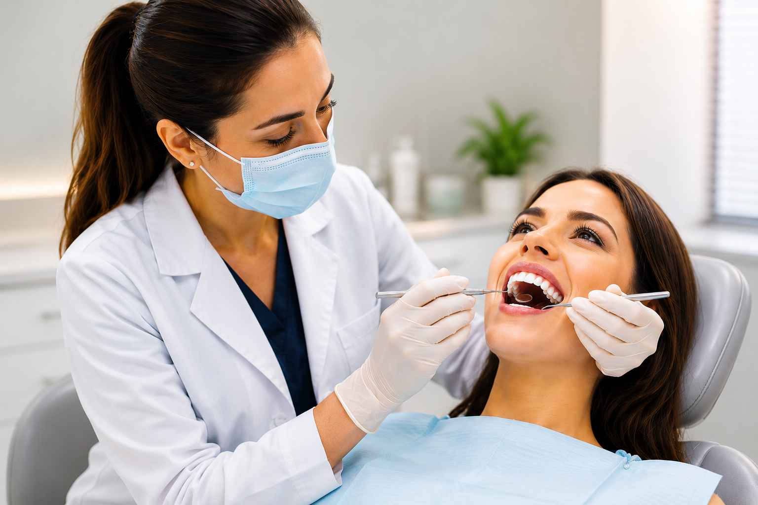 Professional teeth cleaning at Zyva Dental & Aesthetics in Arjan, Dubai