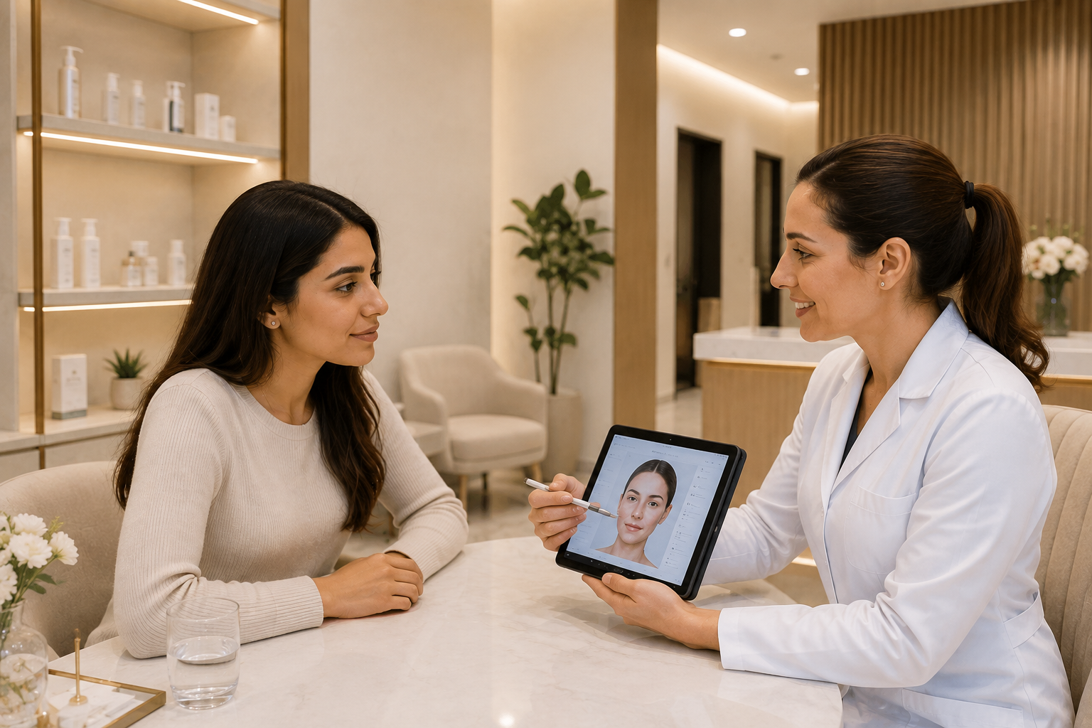 Aesthetic treatment at Zyva Dental & Aesthetics in Arjan Dubai